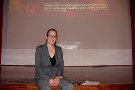 Arquitecta Hansy Better en la UFM