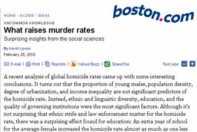 Trabajo de Cole y Marroquín en ''The Boston Globe''