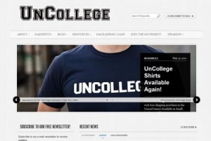 El sitio Web de UnCollege se halla en www.uncollege.org.