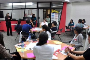 Los participantes en Uexperience en la UFM.