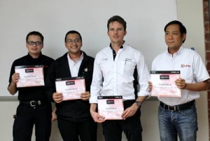 Miembros del equipo del CETA recibieron certificaciones de Sony.