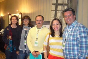 Marta Yolanda Díaz-Durán, Adelaida Loukota, Warren Orbaugh, Alcy Martínez y Luis Figueroa en Ocon 2012.